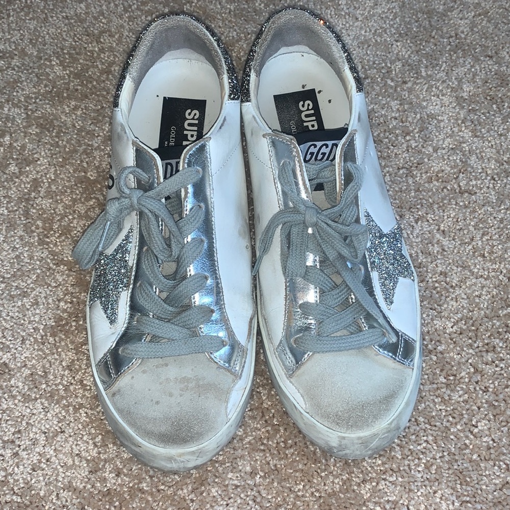 Golden Goose Swarovski Crystal Sneakers